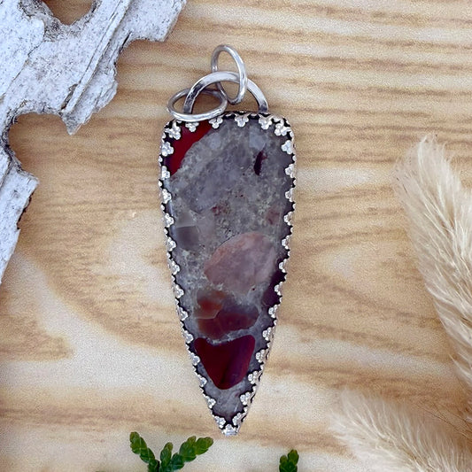 Puddingstone Pendant - Stone Treasures by the Lake