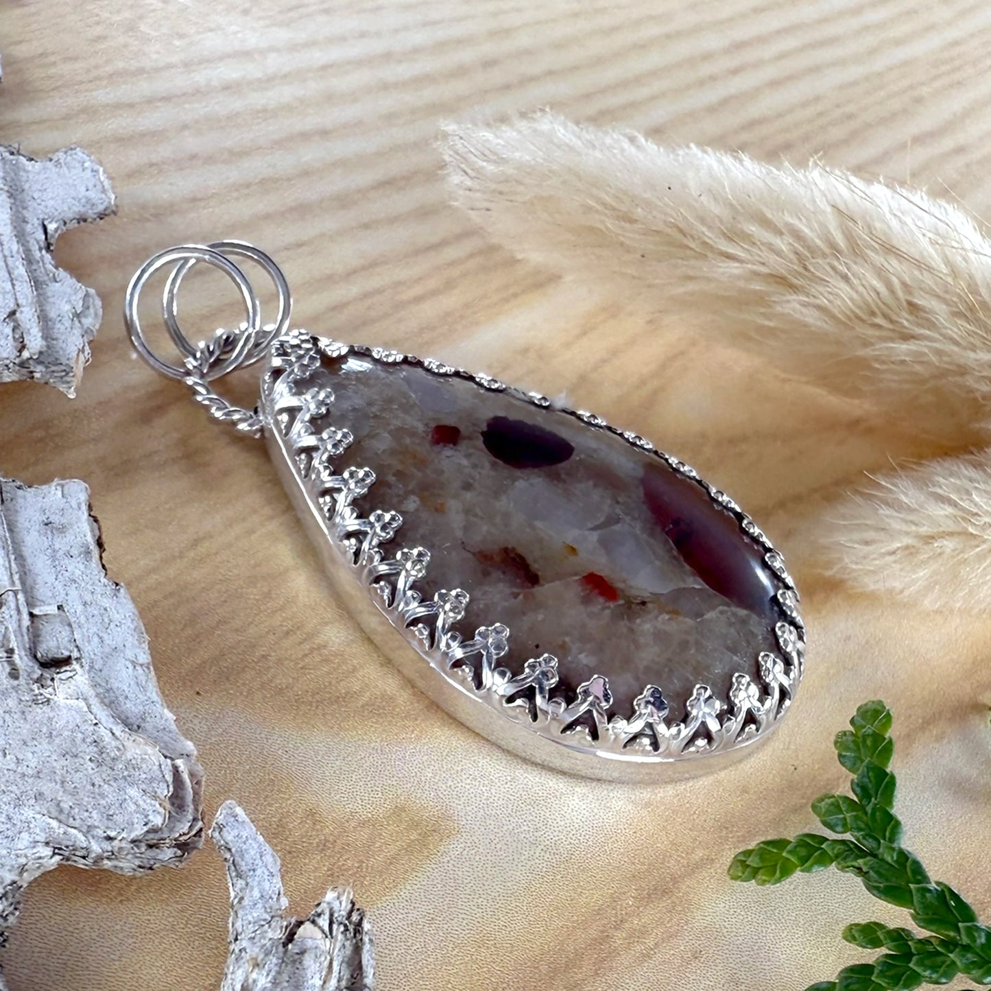 Puddingstone Pendant - Stone Treasures by the Lake