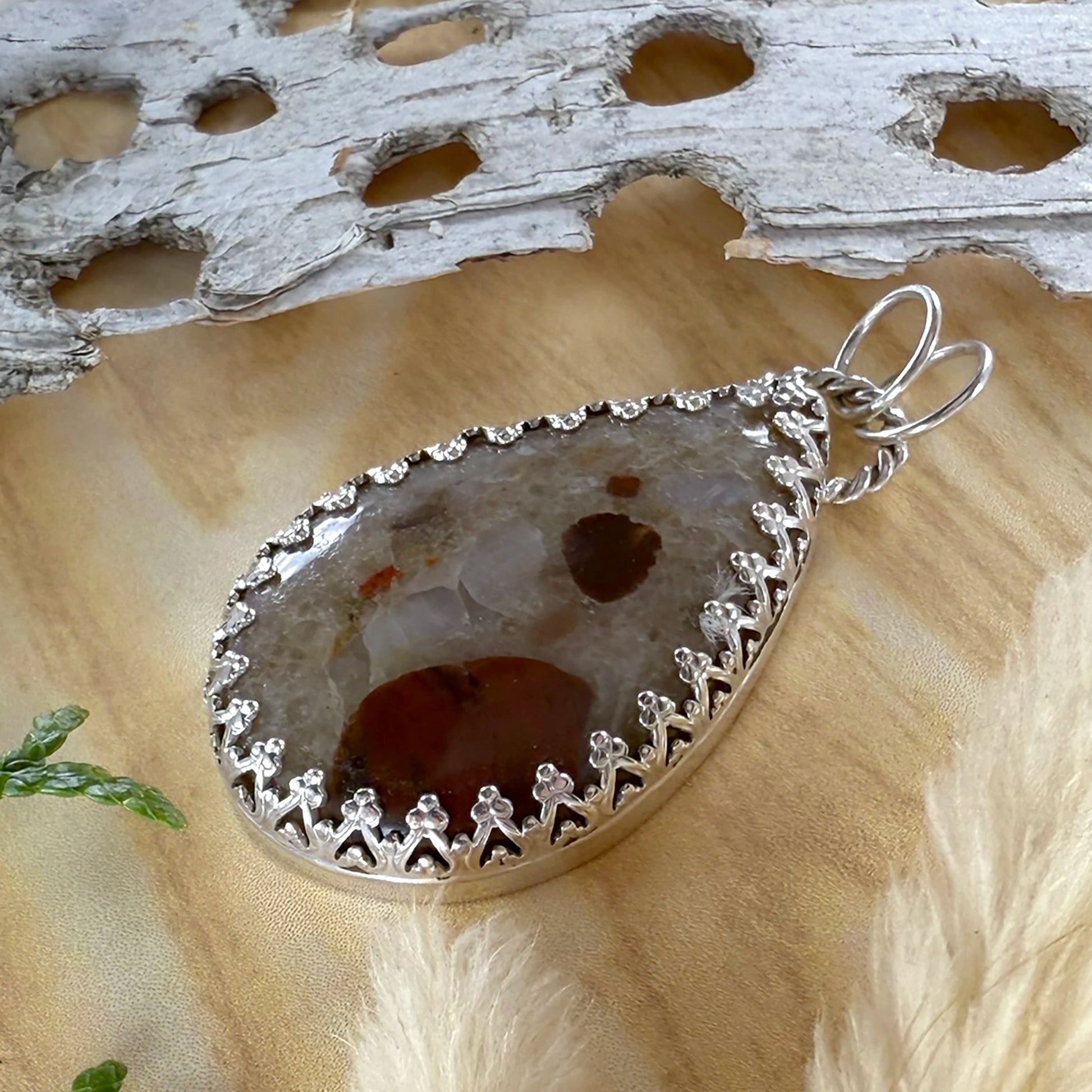 Puddingstone Pendant - Stone Treasures by the Lake