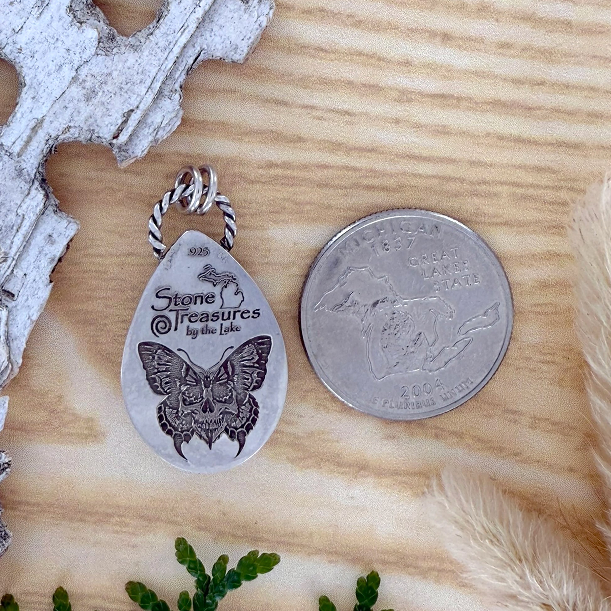 Petoskey Stone Pendant - Stone Treasures by the Lake