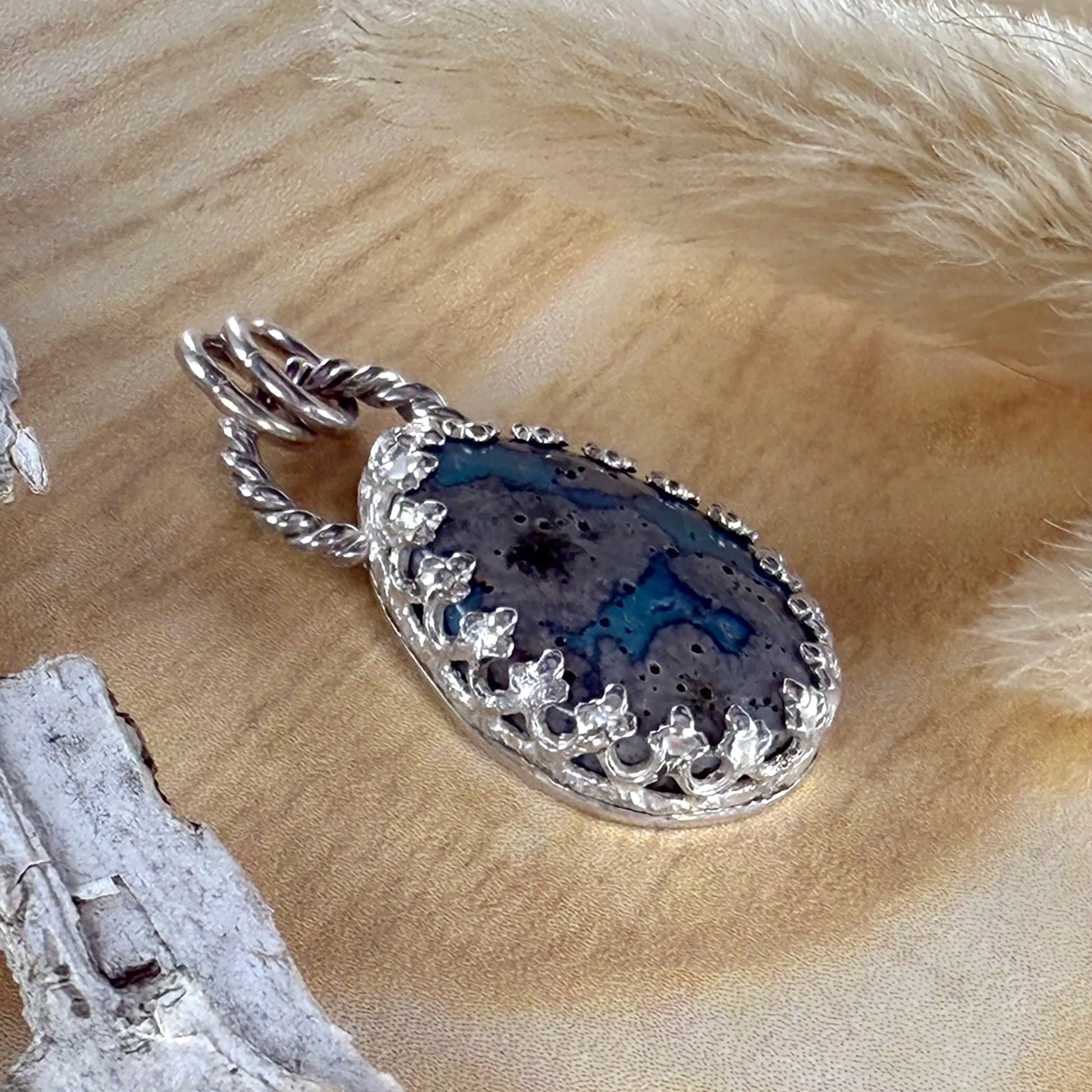 Leland Blue Pendant - Stone Treasures by the Lake Leland Blue Pendant - Stone Treasures by the Lake