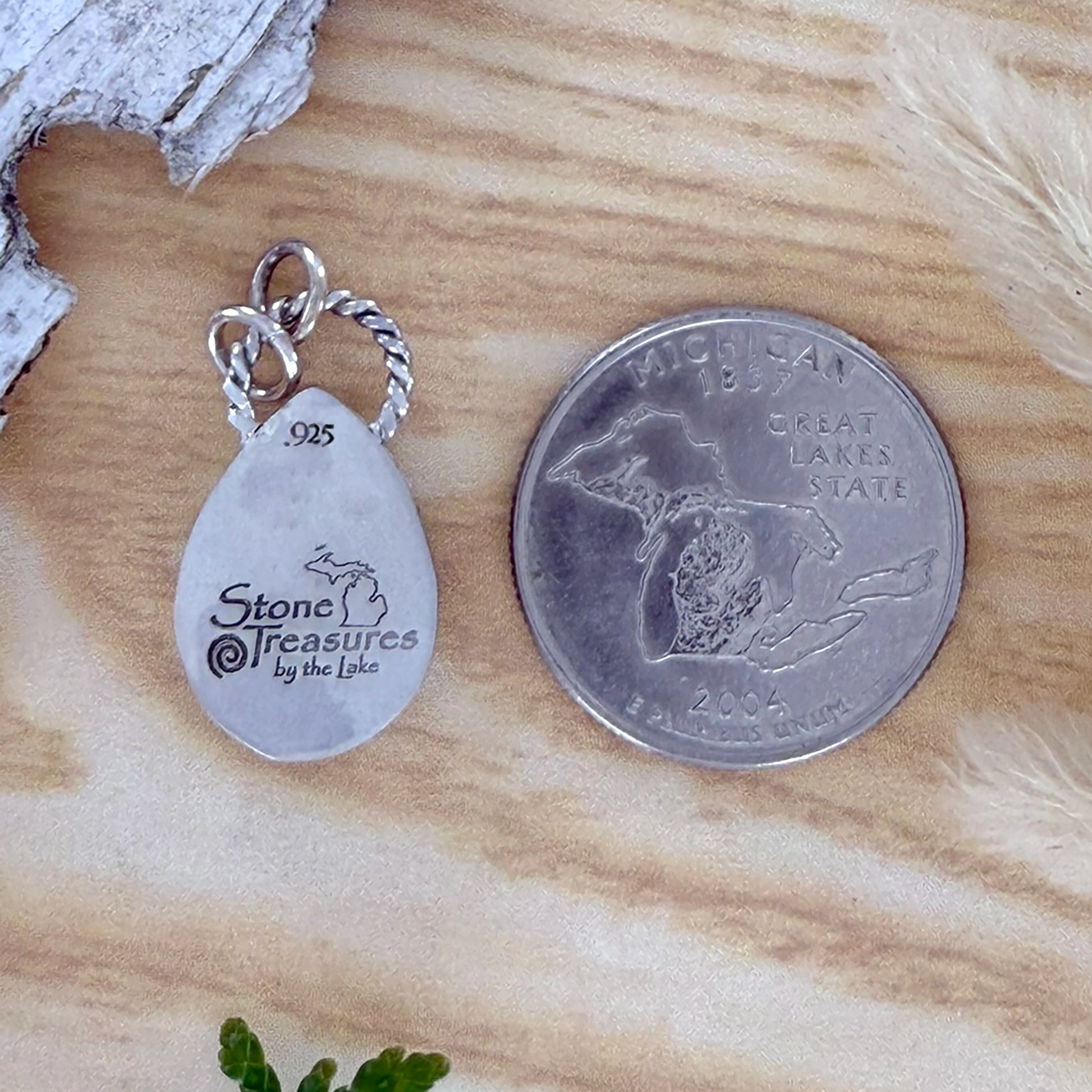 Leland Blue Pendant - Stone Treasures by the Lake