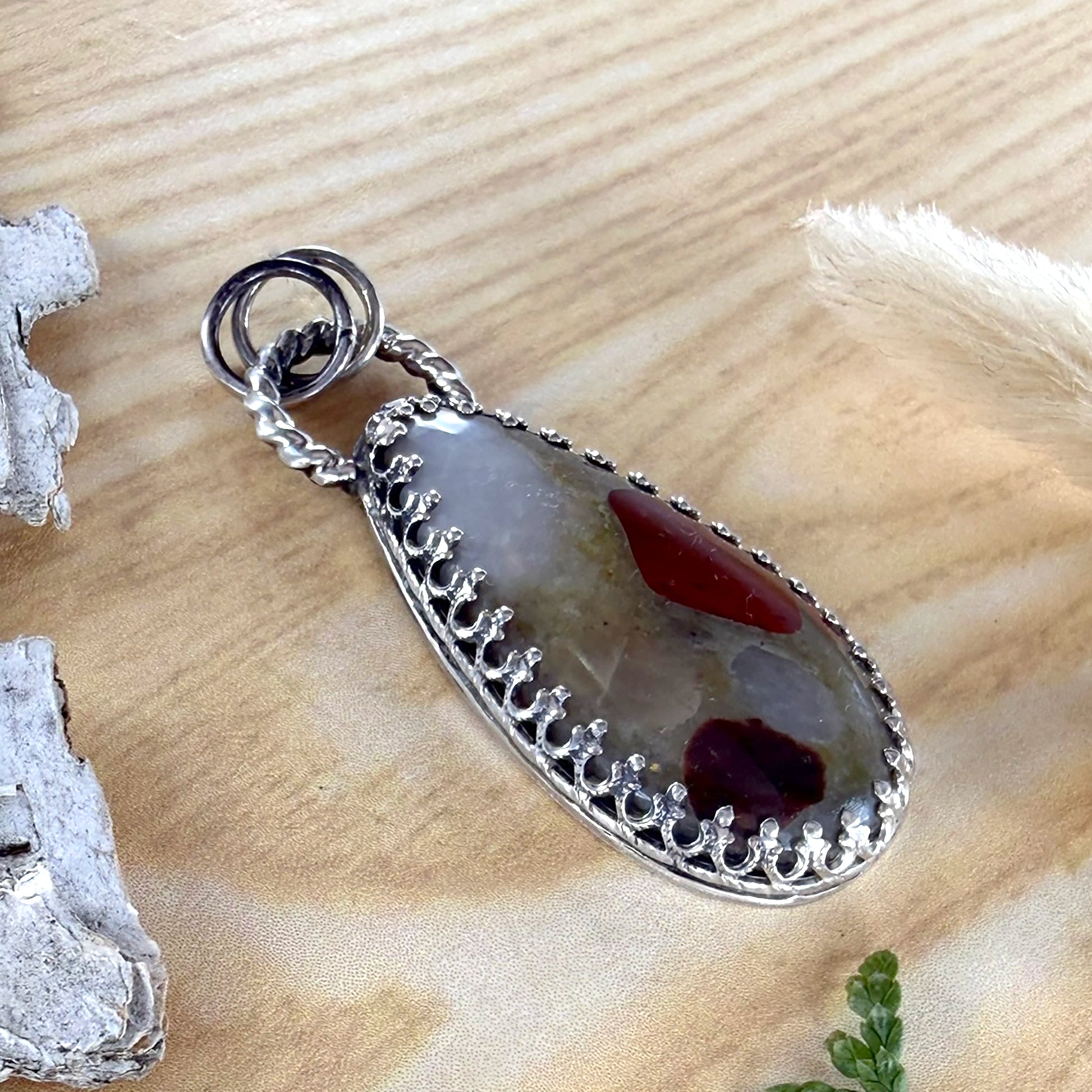 Puddingstone Pendant - Stone Treasures by the Lake