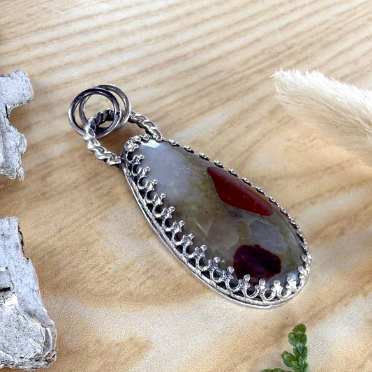 Puddingstone Pendant - Stone Treasures by the Lake
