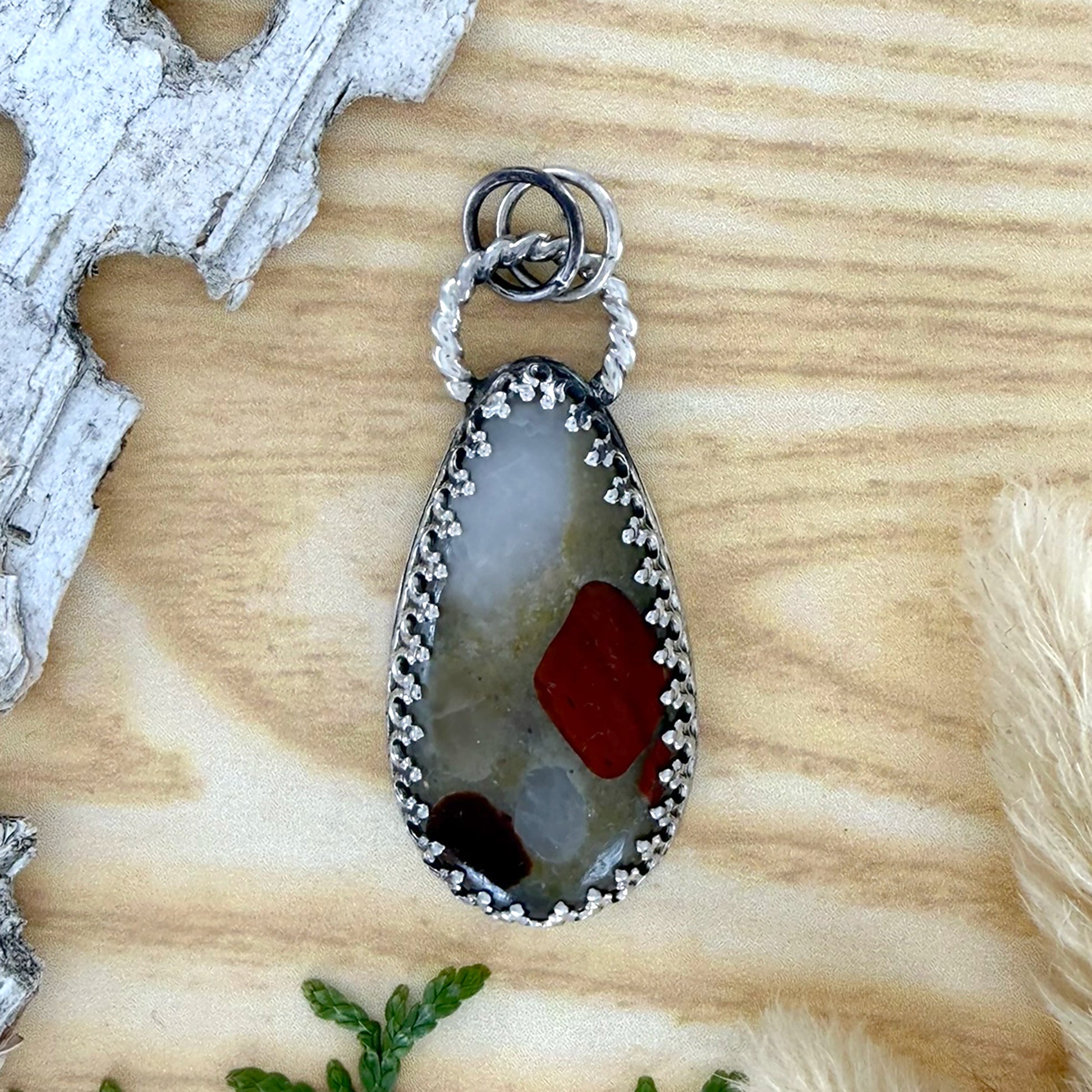 Puddingstone Pendant - Stone Treasures by the Lake