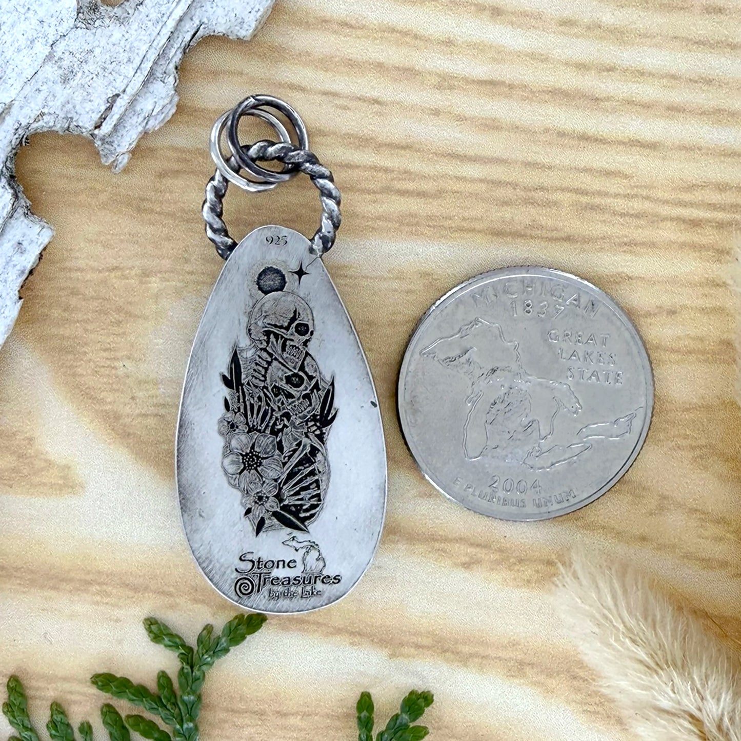 Puddingstone Pendant - Stone Treasures by the Lake