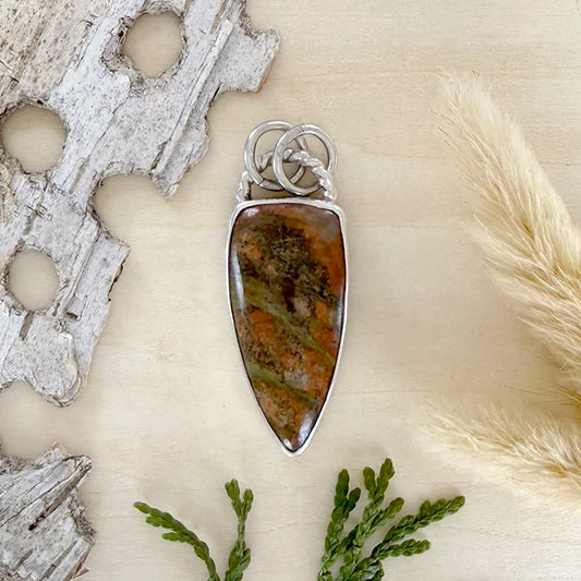 Lake Michigan Granite Pendant - Stone Treasures by the Lake