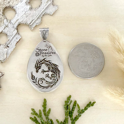 Petoskey Stone Pendant - Stone Treasures by the Lake