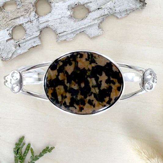 Granite Cuff Bracelet - Stone Treasures by the Lake