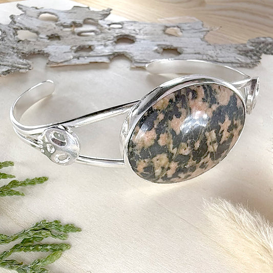 Granite Cuff Bracelet - Stone Treasures by the Lake