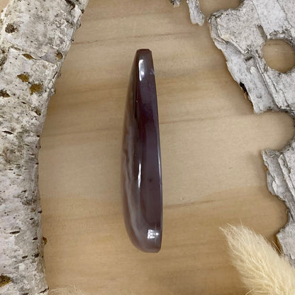 Botswana Agate Cabochon Side View - Stone Treasures by the Lake