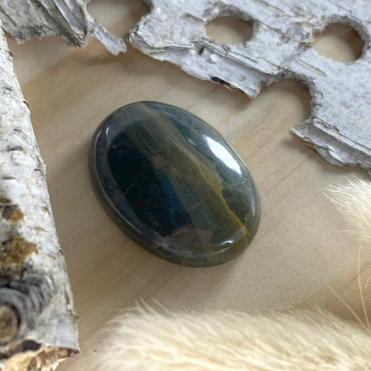 Basalt Cabochon Front View - Stone Treasures by the Lake