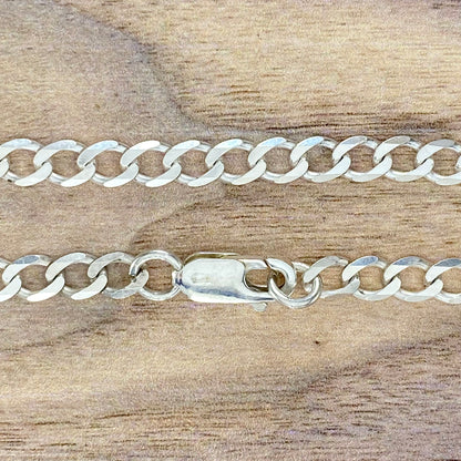 Solid Sterling Silver Curb Chains 2 - Stone Treasures by the Lake