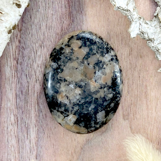 Granite Cabochon Front View - Stone Treasures by the Lake