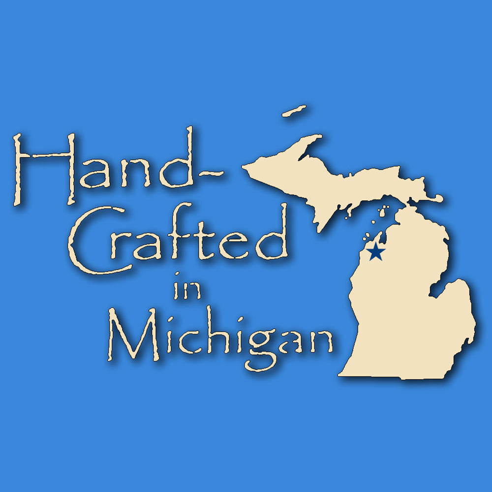 Handcrafted in Michigan Logo - Stone Treasures by the Lake