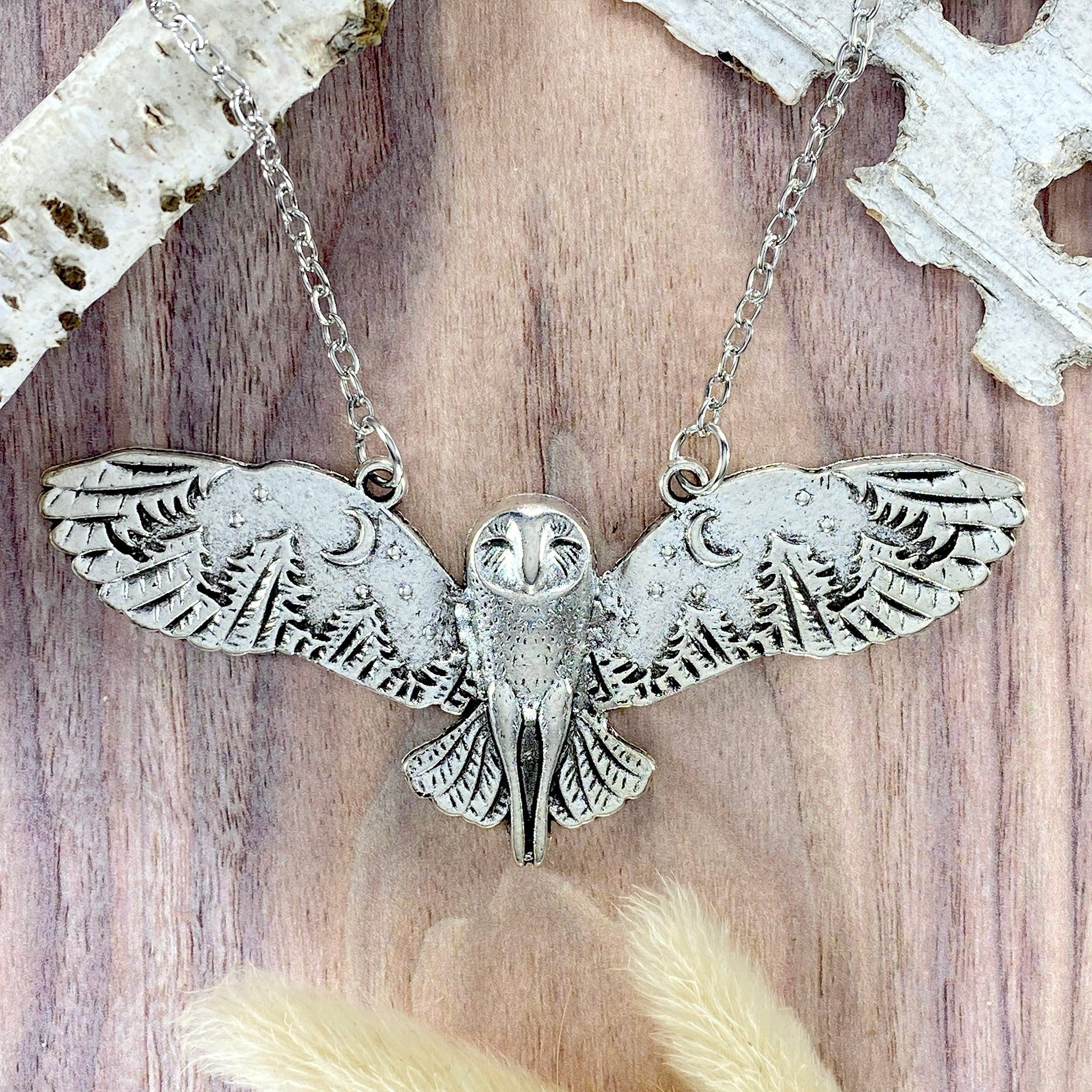 Owl pendant deals necklace