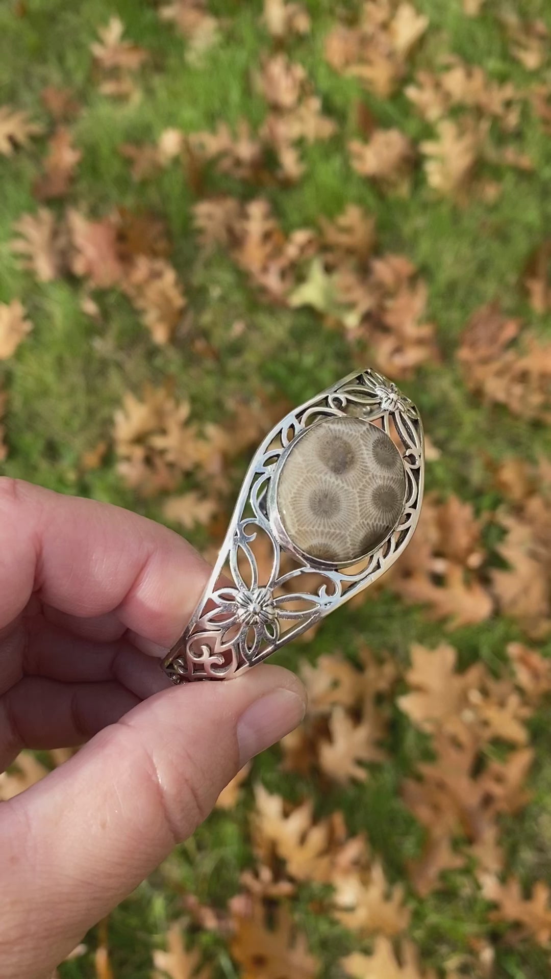 Petoskey Stone Cuff Bracelet Video - Stone Treasures by the Lake
