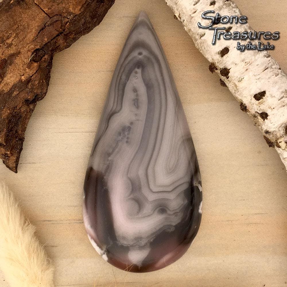 Champagne Agate Cabochon - Stone Treasures by the Lake