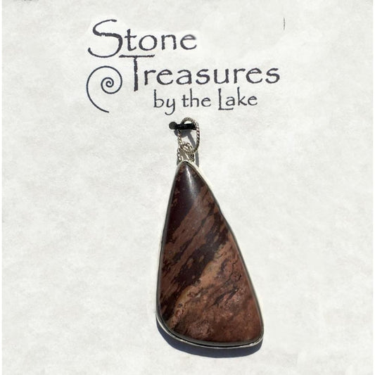 Jasper Stone Pendant - Stone Treasures by the Lake
