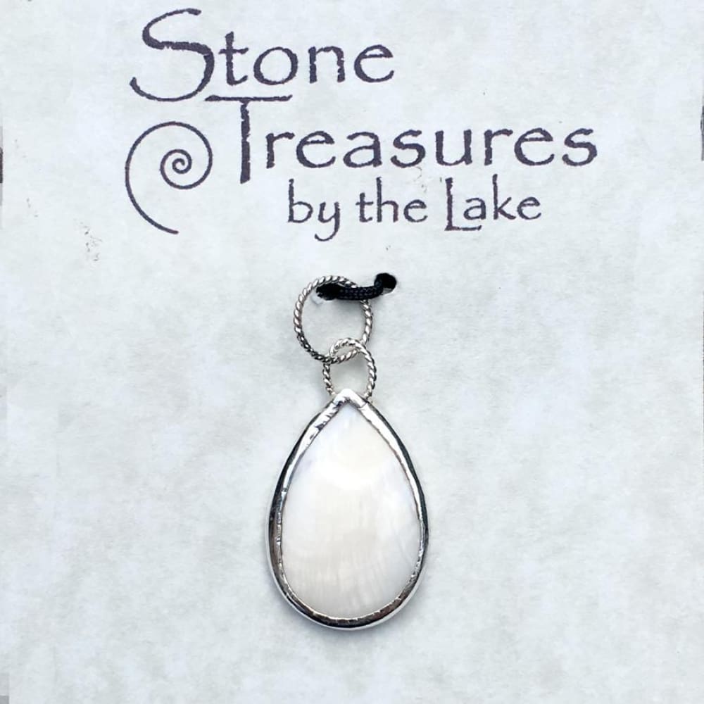 Mother of Pearl Pendant - Stone Treasures by the Lake