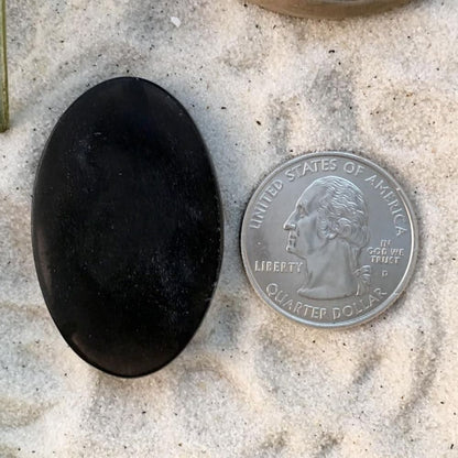 Oval Mahogany Obsidian Cabochon - Stone Treasures by the Lake