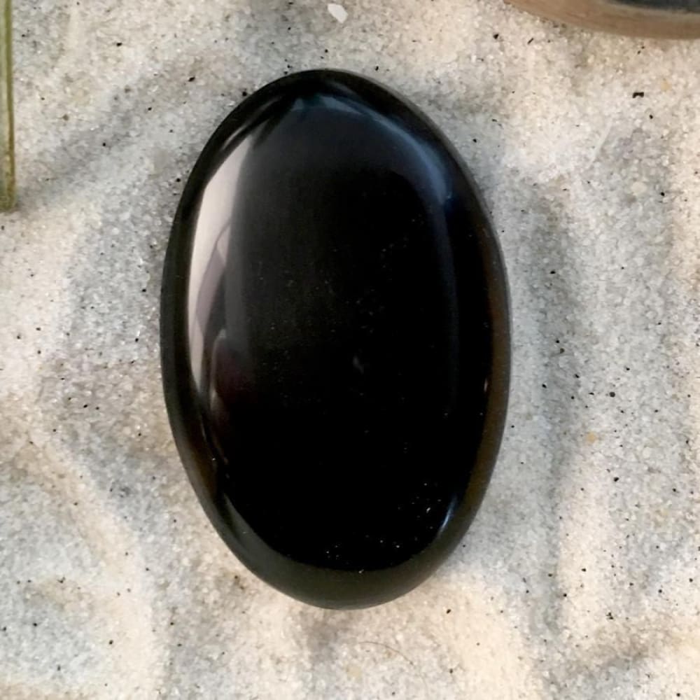 Oval Mahogany Obsidian Cabochon - Stone Treasures by the Lake