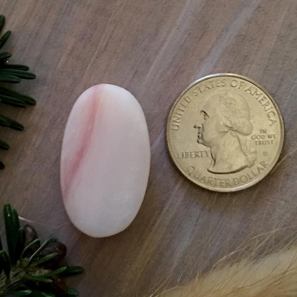 Pink Peruvian Opal Cab - Stone Treasures by the Lake